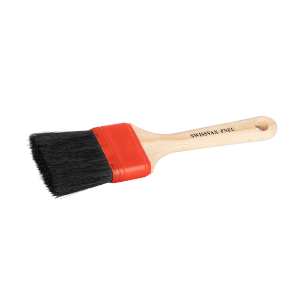Pneu Brush borste för påläggning av däckvård