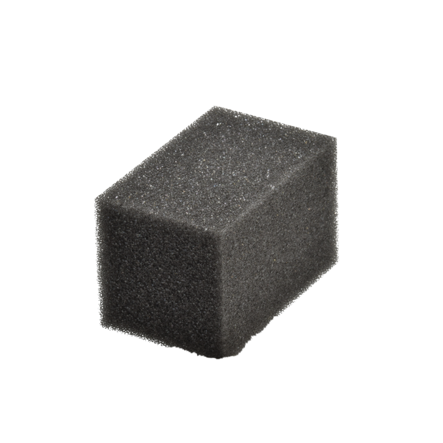 Foam Applicator Cube grå kompakt skumblock för läder