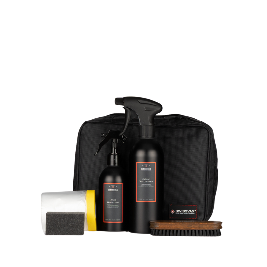Lotos Protectant Kit – rengöring och impregnering av cabriolettak